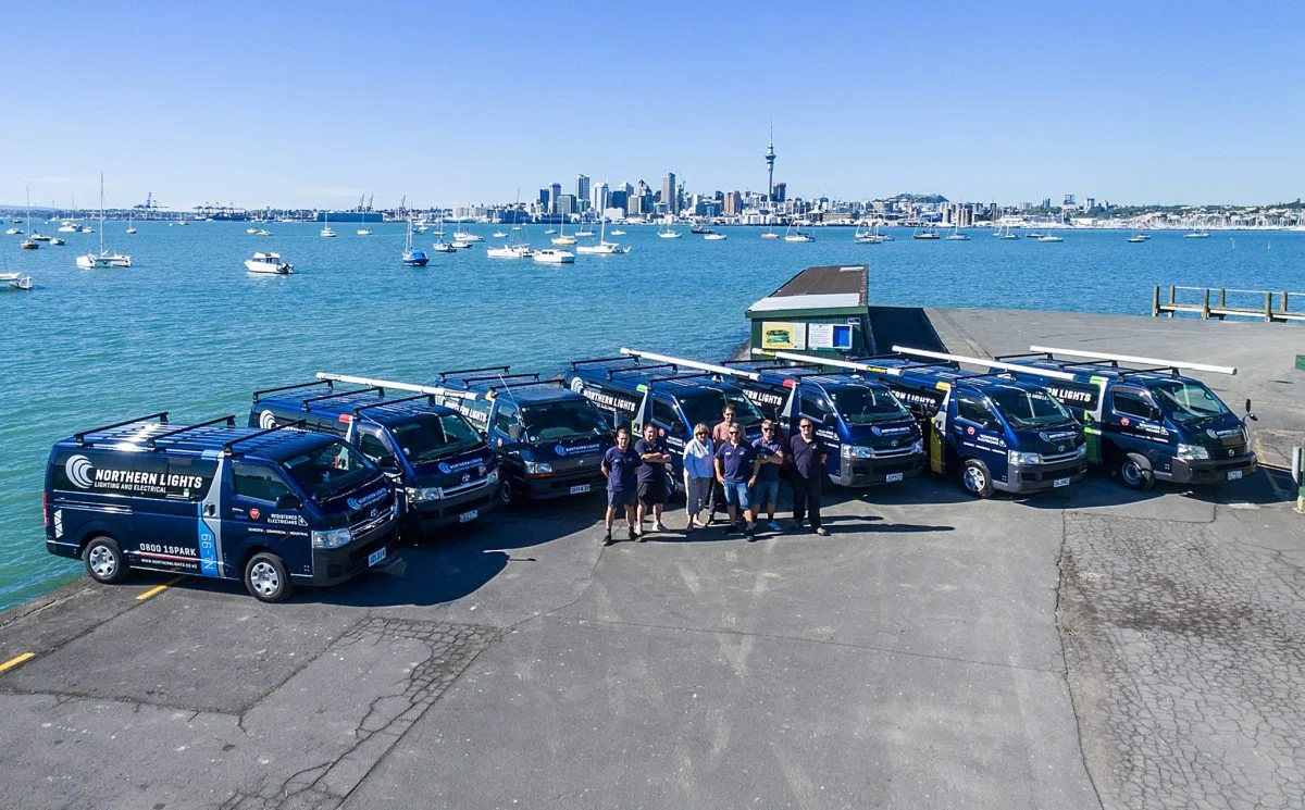Northern Lights Lighting and Electrical team, Auckland